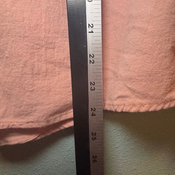 L&B Lucky & Blessed Pink Bell Sleeve Blouse Women’s Medium – Flowy Ruffle Top - Picture 6 of 7